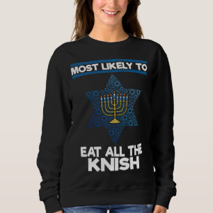 Waarschijnlijk eet de Knish Menorah familie Ha Trui