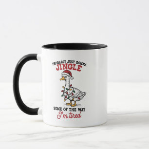 Waarschijnlijk Ga Ik Gewoon Een Kerst Gans Klingel Mok
