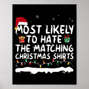 Waarschijnlijk haten ze de bijpassende Kerstmis Poster