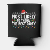 Waarschijnlijk het beste feestje met kerst blikjeskoeler (Voorkant)