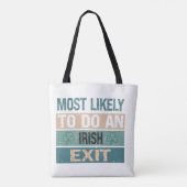 Waarschijnlijk het Ierse vertrek Draagtas (Achterkant)