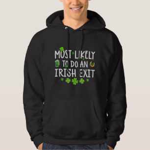 Waarschijnlijk het Ierse vertrek Hoodie