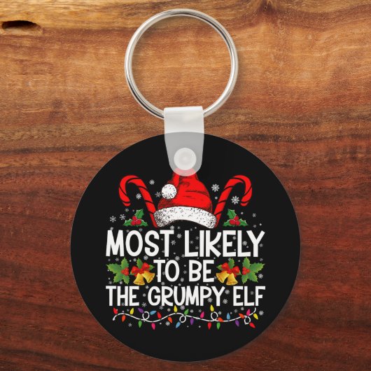 Waarschijnlijk is het de chagrijnige elf grappige  sleutelhanger (Voorkant)