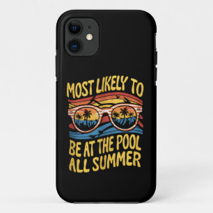 Waarschijnlijk is het de hele zomer bij het zwemba iPhone 11 hoesje