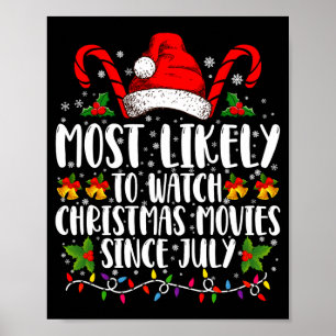 Waarschijnlijk Kerstfilms Kijken Sinds Juli Kerstm Poster