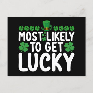 Waarschijnlijk krijgt u geluk St Patrick's Day Iri Briefkaart