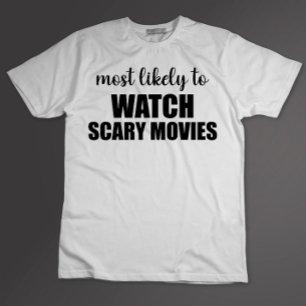 Waarschijnlijk naar Scart Movies Funny Halloween k T-shirt