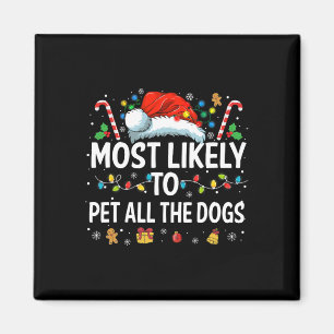 Waarschijnlijk om alle honden leuk kerst hond te a magneet