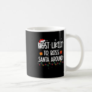 Waarschijnlijk om de kerstman te leiden rond Kerst Koffiemok