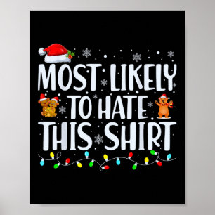 Waarschijnlijk om deze Xmas pyjama familie Chris t Poster
