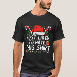 Waarschijnlijk om deze Xmas pyjama familie Chris t T-shirt