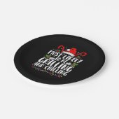 Waarschijnlijk om te grillen en te koelen Kerstmis Papieren Bordje (Gekanteld)