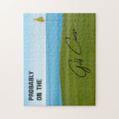 Waarschijnlijk op de Golfbaan voor golfliefhebbers Legpuzzel (Verticaal)