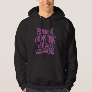 Waarschijnlijk op weg naar leuke koffie hoodie