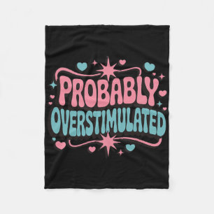 Waarschijnlijk overgestimuleerd _2  fleece deken