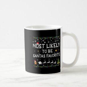 Waarschijnlijk Santa's Favoriete Grappige Familie Koffiemok