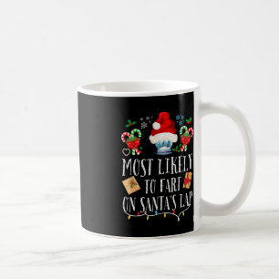 Waarschijnlijk scheet de Kerstman op schoot Fun Fa Koffiemok
