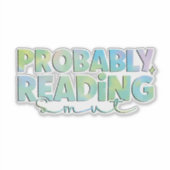 Waarschijnlijk smid lezen sticker (Voorkant)