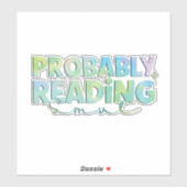 Waarschijnlijk smid lezen sticker (Vel)