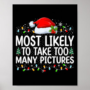 Waarschijnlijk te veel Afbeeldingen kerst Fa Poster