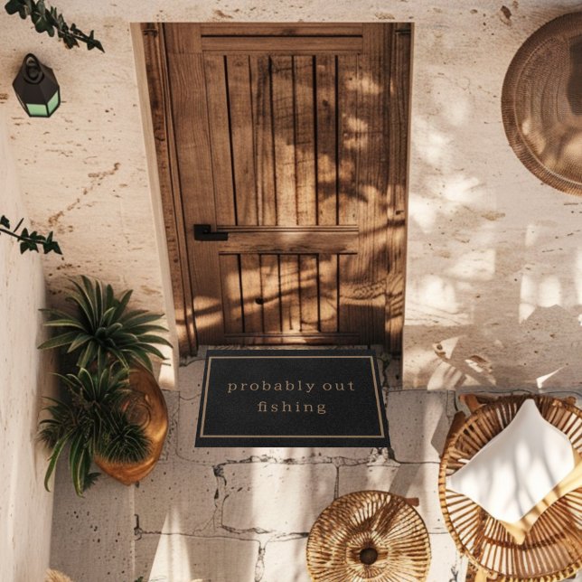 Waarschijnlijk uit Gevist Grappig Custom Black Tre Deurmat (Creator heeft geüpload)