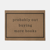 Waarschijnlijk uit het kopen van meer boeken Grapp Deurmat (Voorkant)