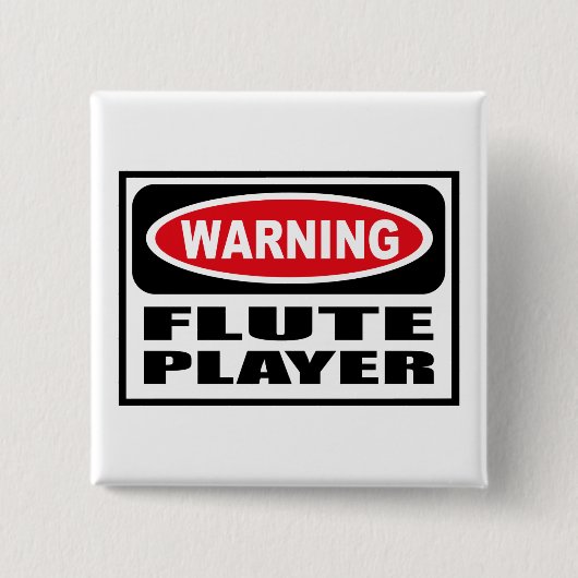 Waarschuwen Button FLUTE PLAYER (Voorkant)