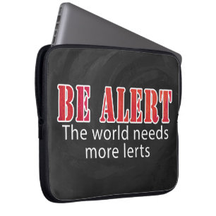 Waarschuwen Laptop Sleeve