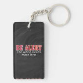 Waarschuwen Sleutelhanger (achterkant)