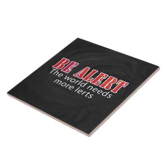 Waarschuwen Tegeltje (Zijkant)