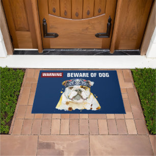 Waarschuwing: 24 x 36-inch deurmat