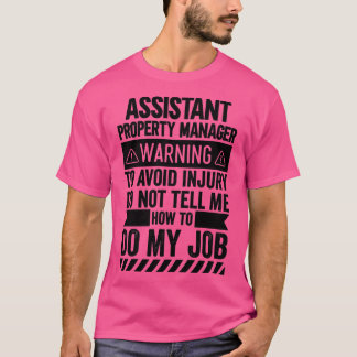 Waarschuwing 2 voor Assistent eigenschappenbeheer T-shirt