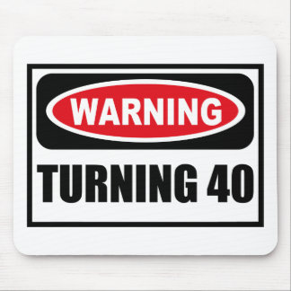 WAARSCHUWING 40 Mousepad Muismat