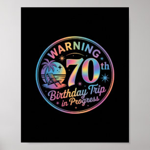 Waarschuwing 70e verjaardagstrip aan de gang Verja Poster