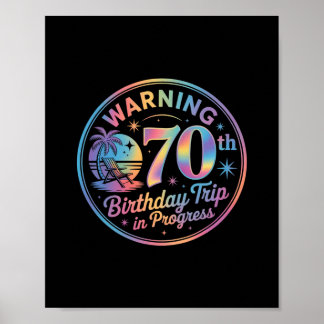 Waarschuwing 70e verjaardagstrip aan de gang Verja Poster