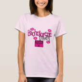 Waarschuwing Bachelorette Party T-shirt (Voorkant)