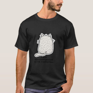 Waarschuwing bij radioactieve bestralingstherapie  t-shirt