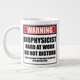 Waarschuwing Biophysicist hard op het werk stoort  Extra Grote Beker