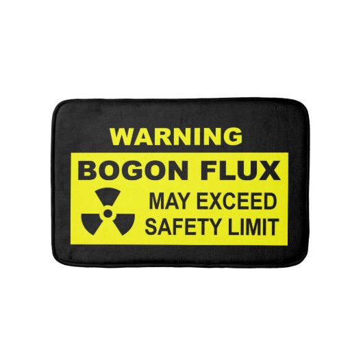 Waarschuwing: Bogon Flux Badmat (Voorkant)