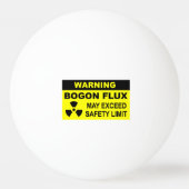 Waarschuwing: Bogon Flux Pingpongballen (Achterkant)