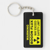 Waarschuwing: Bogon Flux Sleutelhanger (Voorkant)