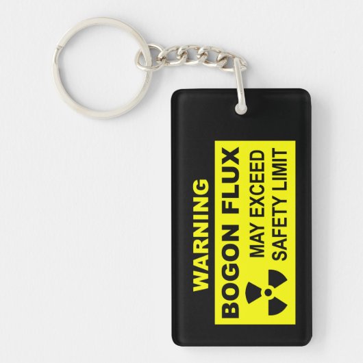 Waarschuwing: Bogon Flux Sleutelhanger (Voorkant)