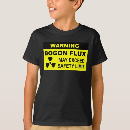 Waarschuwing: Bogon Flux T-shirt (Voorkant)
