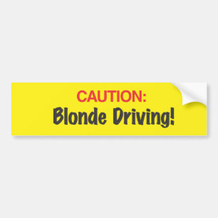 Waarschuwing Bumpersticker