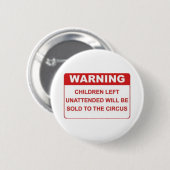 Waarschuwing Button (Voorkant /achterkant)