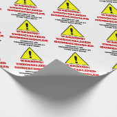 WAARSCHUWING CADEAUPAPIER (Hoek)