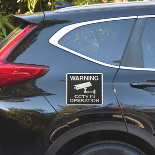 WAARSCHUWING CCTV In Gebruik, Beveiligingsbord Sticker