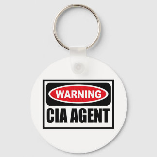 Waarschuwing CIA AGENT Sleutelhanger