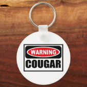 Waarschuwing COUGAR-Sleutelhanger Sleutelhanger (Voorkant)