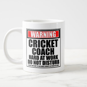 Waarschuwing Cricket Coach hard op het werk stoort Extra Grote Beker